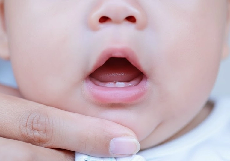The eruption of milk and permanent teeth